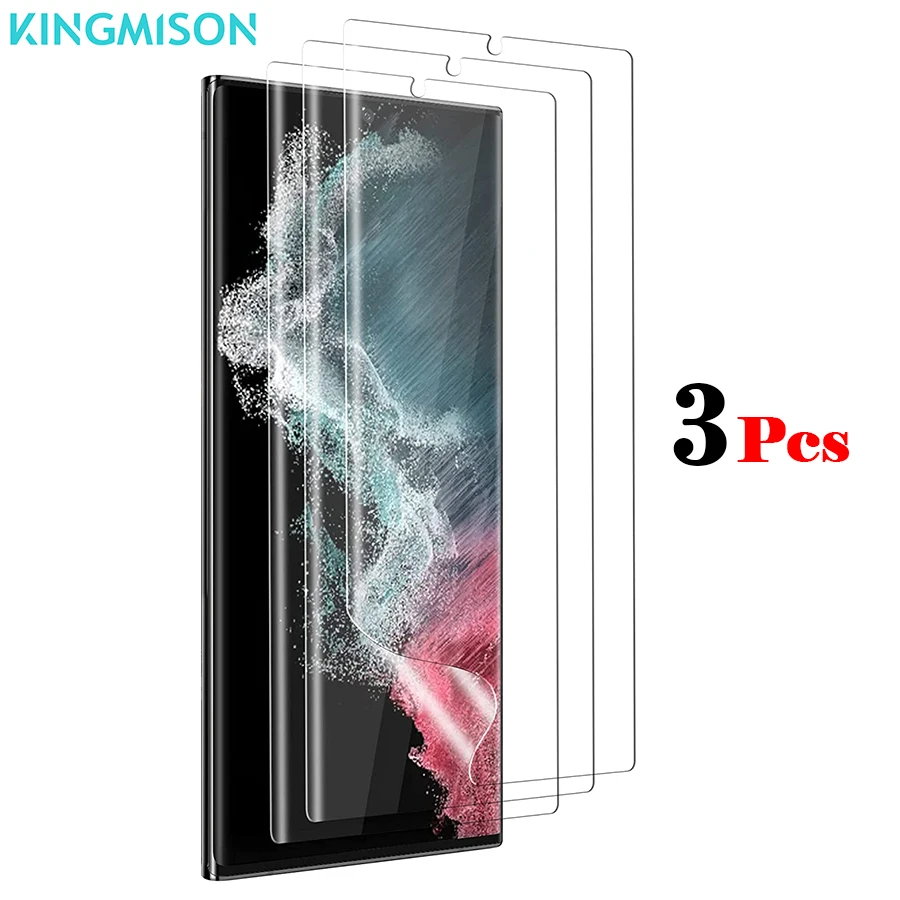 Гидрогелевая пленка KINGMISON 3 шт., протектор экрана для Samsung Galaxy S20, S21, S22, Ultra FE, S10, S9, S8 Plus, S7 Edge, защита экрана
Гидрогелевая пленка KINGMISON 3 шт., протектор экрана для Samsung Galaxy S20, S21, S22, Ultra FE, S10, S9, S8 Plus, S7 Edge, защита экрана
