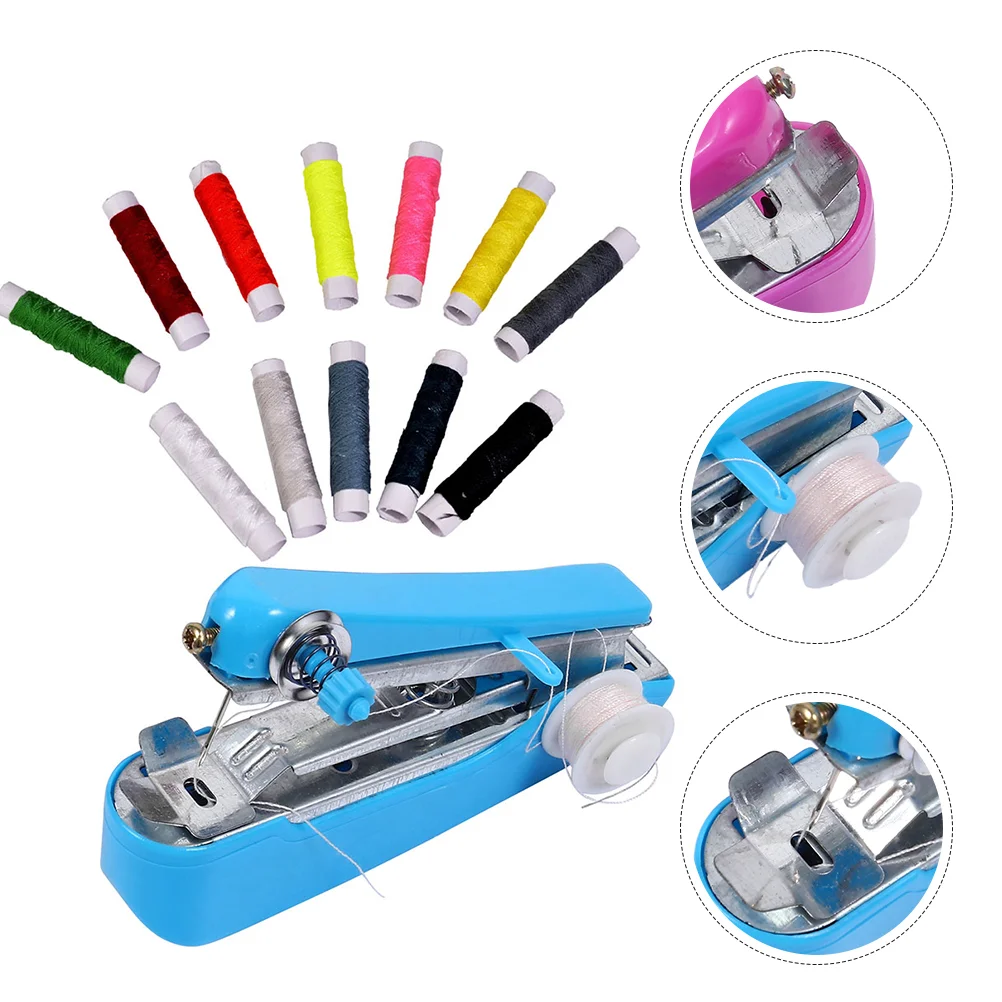 Hand Sewing Machines Manual Mini Multi-functional Portable Handheld Tool Mending Kit
Hand Sewing Machines Manual Mini Multi-functional Portable Handheld Tool Mending Kit