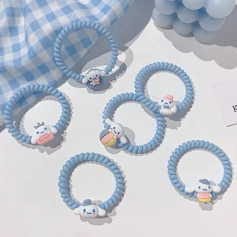 Резинка для волос Sanrio Cinnamoroll, с рисунком из мультфильма, с телефонной линией
Резинка для волос Sanrio Cinnamoroll, с рисунком из мультфильма, с телефонной линией
