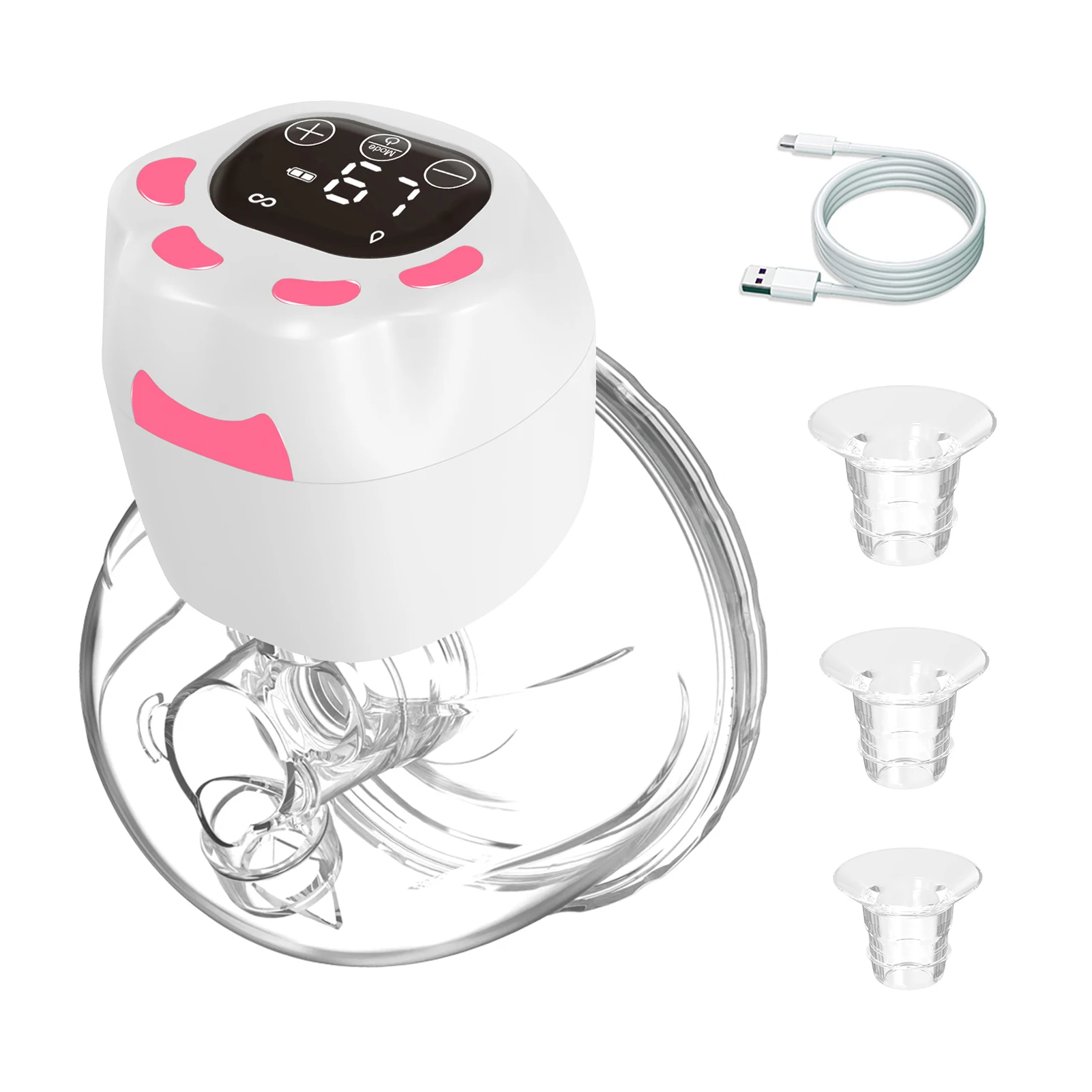Portable Electric Breast Pump 3 Modes 9 Suction Levels Silent Milk Extractor Automatic Milker Breastfeeding 150ml BPA Free
Portable Electric Breast Pump 3 Modes 9 Suction Levels Silent Milk Extractor Automatic Milker Breastfeeding 150ml BPA Free