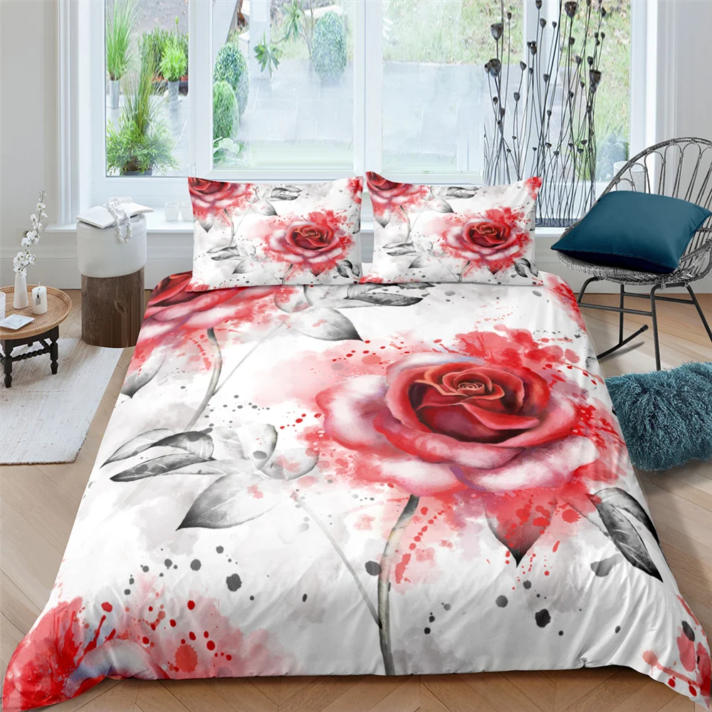 Christmas Design Bedclothes Valentine's Day 3D Red Bedding Sets Duvet Cover Set Quilt Cover and Pillow Shams Rose Flower 2/3Pcs
Christmas Design Bedclothes Valentine's Day 3D Red Bedding Sets Duvet Cover Set Quilt Cover and Pillow Shams Rose Flower 2/3Pcs