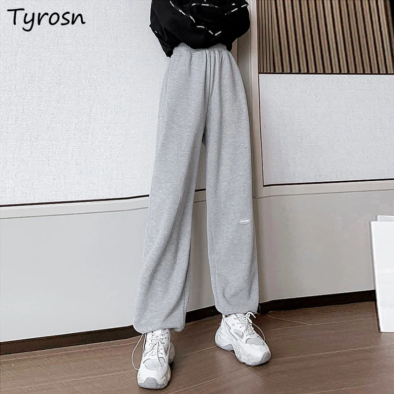 Women Casual Pants Wide Leg Tie-feet Outwork Loose Fashion Streetwear BF Harajuku Chic Vintage Trousers Spring Autumn All Match
Women Casual Pants Wide Leg Tie-feet Outwork Loose Fashion Streetwear BF Harajuku Chic Vintage Trousers Spring Autumn All Match