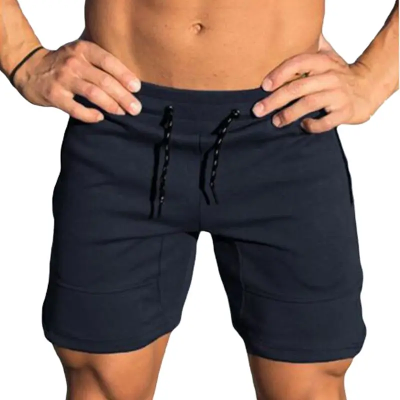 

Mens Gym Workout Drawstring Waist Shorts Quick Dry Bodybuilding Weightlifting Pants Fitness Traning Jogger with Pocket