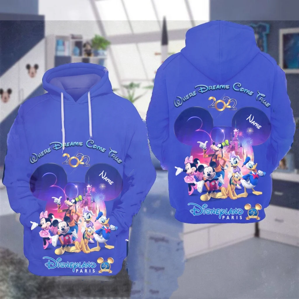 New Disneyland Paris 30th Anniversary 3D Hoodie Fashion Zip Hoodie
New Disneyland Paris 30th Anniversary 3D Hoodie Fashion Zip Hoodie