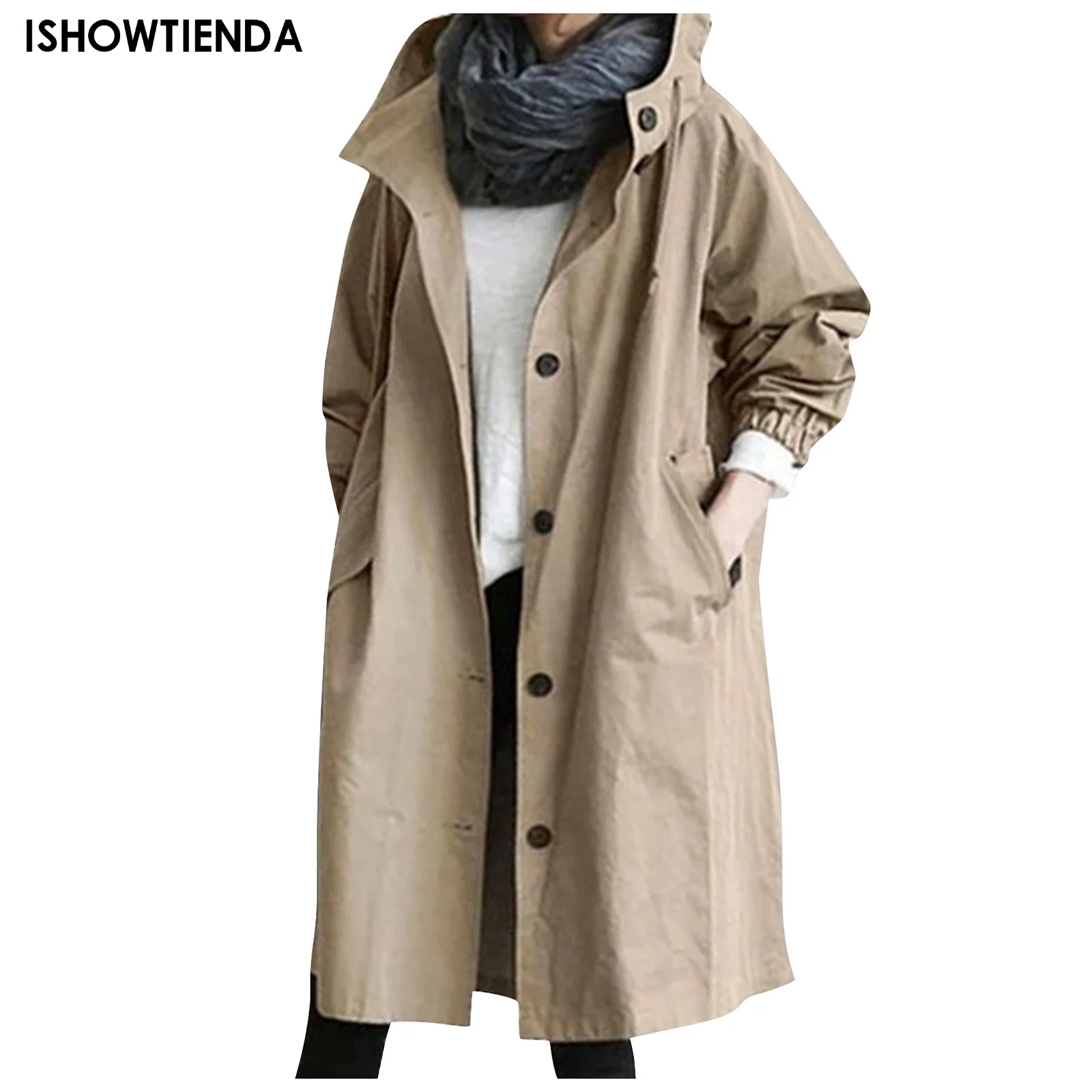 Женское весенне-осеннее Новое модное однотонное пальто средней длины с поясом, элегантная уличная одежда в британском стиле, 2023
Женское весенне-осеннее Новое модное однотонное пальто средней длины с поясом, элегантная уличная одежда в британском стиле, 2023