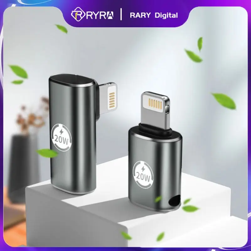RYRA PD20W Type-C Fast Charging Adapter For IPhone 11 12 13 Type-C Female To Lighting Male Straight Head Elbow Converter Adapter
RYRA PD20W Type-C Fast Charging Adapter For IPhone 11 12 13 Type-C Female To Lighting Male Straight Head Elbow Converter Adapter