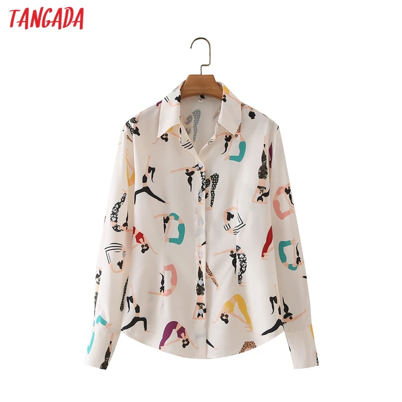 Tangada Women Vintage Print Shirt Long Sleeve 2021 Chic Female High Street Loose Shirt 4T163
Tangada Women Vintage Print Shirt Long Sleeve 2021 Chic Female High Street Loose Shirt 4T163