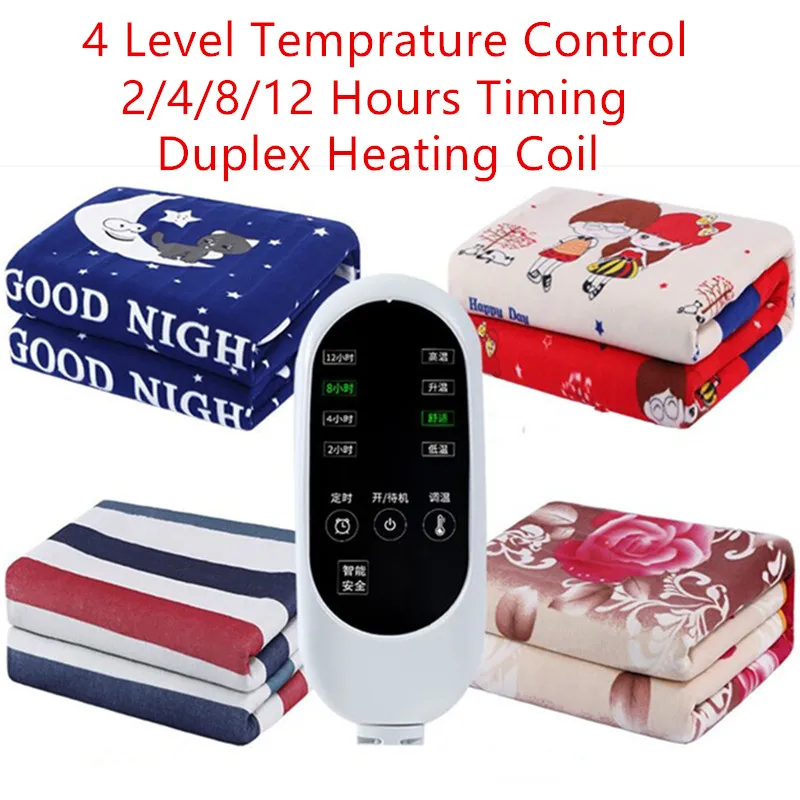 Electric Blanket 220VThicker Heater Heated Blanket Mattress Thermostat Electric Heating Blanket Winter Body Warmer
Electric Blanket 220VThicker Heater Heated Blanket Mattress Thermostat Electric Heating Blanket Winter Body Warmer