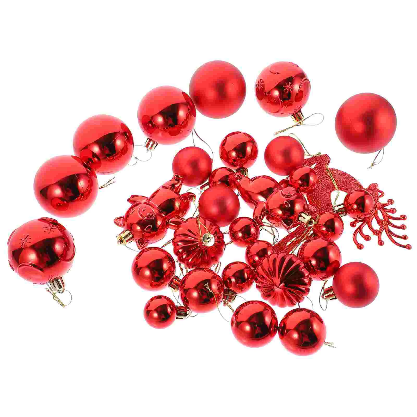 30pcs Christmas Hanging Ornaments Xmas Tree Hanging Ball Ornaments Party Supplies
30pcs Christmas Hanging Ornaments Xmas Tree Hanging Ball Ornaments Party Supplies