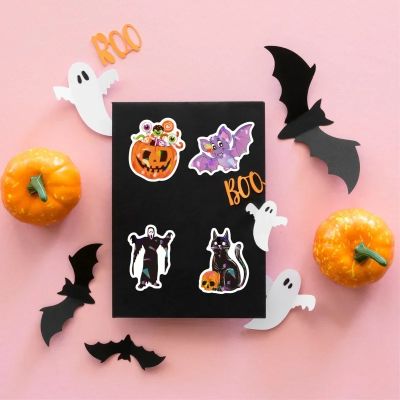 Halloween Stickers Holographic Laser Luggage Party Decoration Halloween Waterproof Stickers
Halloween Stickers Holographic Laser Luggage Party Decoration Halloween Waterproof Stickers