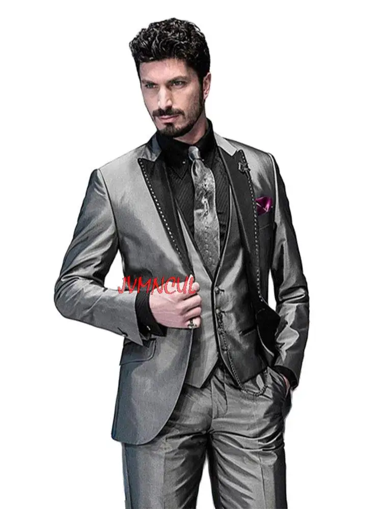 2022 New Men's Fashion Blazer Trousers Gentleman Wedding Dress Man Suits Slim Fit Business Suits Tuxedo 3Pcs(Jacket+Pants+Vest)
2022 New Men's Fashion Blazer Trousers Gentleman Wedding Dress Man Suits Slim Fit Business Suits Tuxedo 3Pcs(Jacket+Pants+Vest)