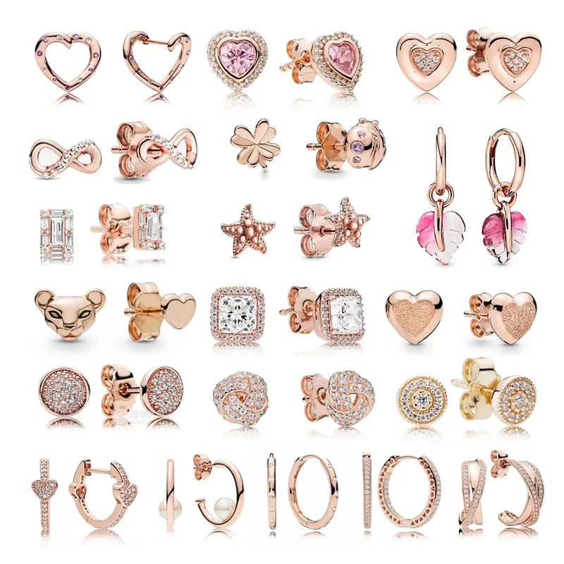 Women's Rose Gold Earrings Pearl Starfish Love Heart Leopard Pattern Beetle Square Zircon Fashion Charm Bridesmaid Wedding Gift
Women's Rose Gold Earrings Pearl Starfish Love Heart Leopard Pattern Beetle Square Zircon Fashion Charm Bridesmaid Wedding Gift