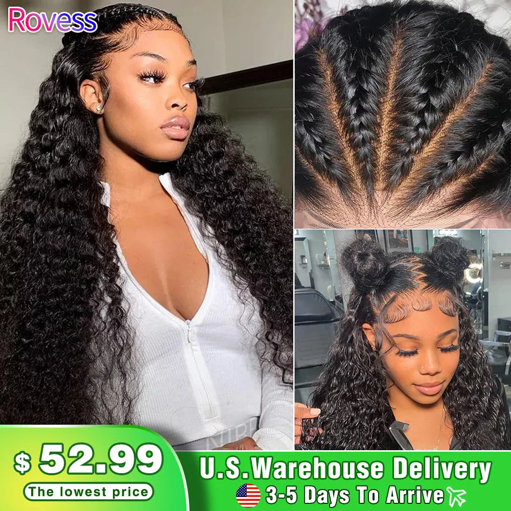 Gluless 300 Density Loose Deep Wave Wigs 13x4 13x6 HD Transprent Lace Frontal Wigs Human Hair 30inch Curly Closure Wig For Women
Gluless 300 Density Loose Deep Wave Wigs 13x4 13x6 HD Transprent Lace Frontal Wigs Human Hair 30inch Curly Closure Wig For Women
