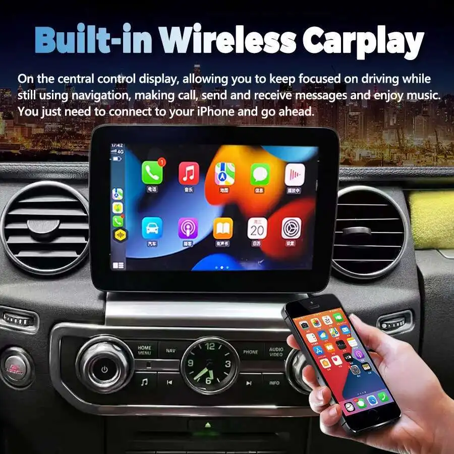 8,4 Qled экран Android автомобильный радиоприемник GPS навигация стерео для Land Rover Discovery 4 LR4 2009-2016 CarPlay мультимедийный видеоплеер
8,4 Qled экран Android автомобильный радиоприемник GPS навигация стерео для Land Rover Discovery 4 LR4 2009-2016 CarPlay мультимедийный видеоплеер
