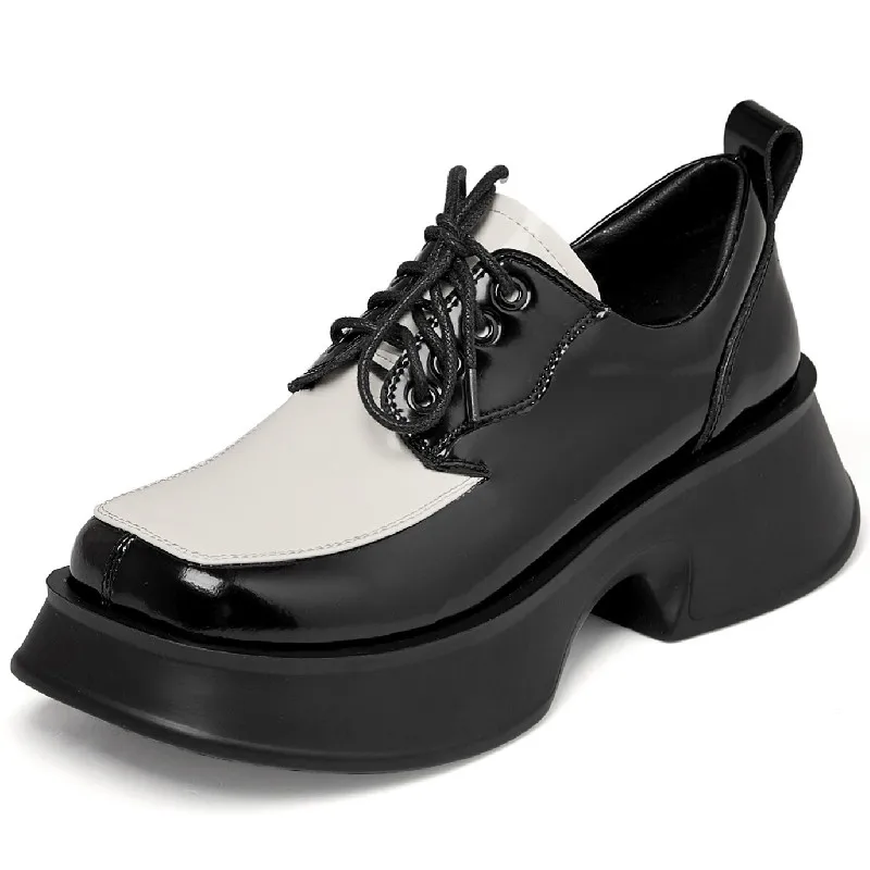 Dilalula Spring Autumn Women Pumps Fashion Lace-Up Platforms Genuine Leather Retro Thick Heels Shoes Woman Working Casual
Dilalula Spring Autumn Women Pumps Fashion Lace-Up Platforms Genuine Leather Retro Thick Heels Shoes Woman Working Casual