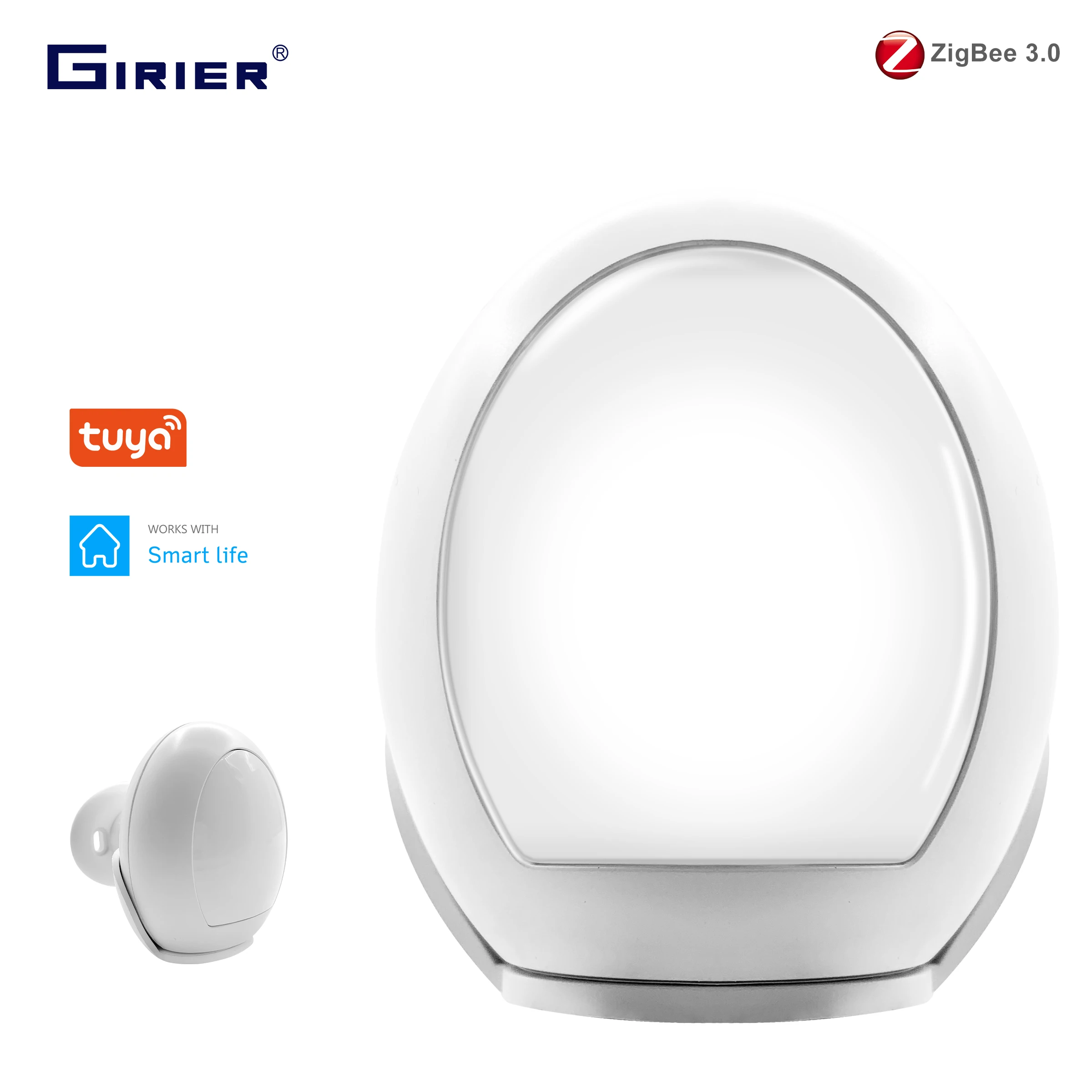 GIRIER Tuya ZigBee 3.0 PIR Motion Sensor for Smart Home Security System Wireless Remote Control Motion Detector Hub Required
GIRIER Tuya ZigBee 3.0 PIR Motion Sensor for Smart Home Security System Wireless Remote Control Motion Detector Hub Required