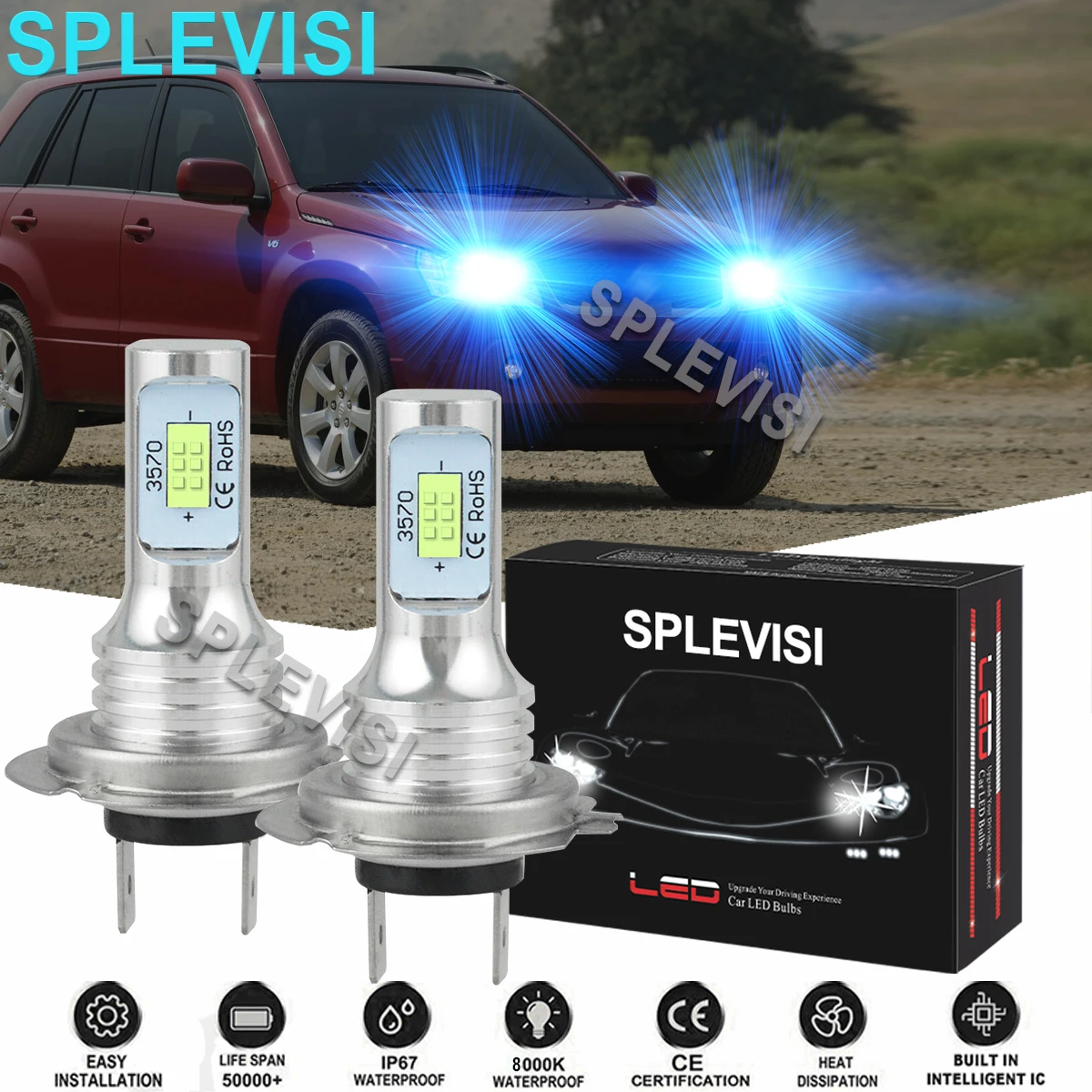 2PCS 8000K Ice Blue Car LED Headlight Low Beam Bulbs For Suzuki Grand Vitara 2006-2013 VW GTI 2006-2020 Subaru Outback 2010-2014
2PCS 8000K Ice Blue Car LED Headlight Low Beam Bulbs For Suzuki Grand Vitara 2006-2013 VW GTI 2006-2020 Subaru Outback 2010-2014