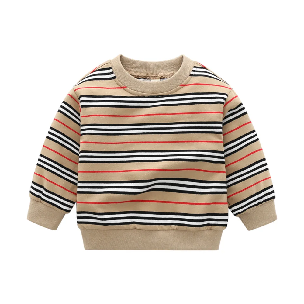 New winter autumn kids clothes Unisex cotton wool knitted striped sweater long-sleeved Baby boy girl jacket T-shirt 1-6 years
New winter autumn kids clothes Unisex cotton wool knitted striped sweater long-sleeved Baby boy girl jacket T-shirt 1-6 years
