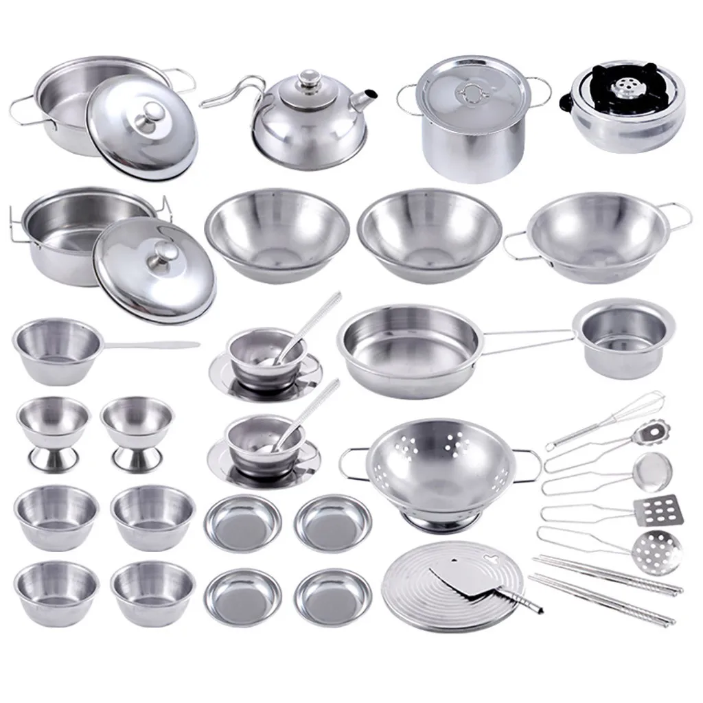 Utensils House Pans Toys Kitchen Gift Kids Cooking Pots Set Cookware 40Pcs Play Education
Utensils House Pans Toys Kitchen Gift Kids Cooking Pots Set Cookware 40Pcs Play Education