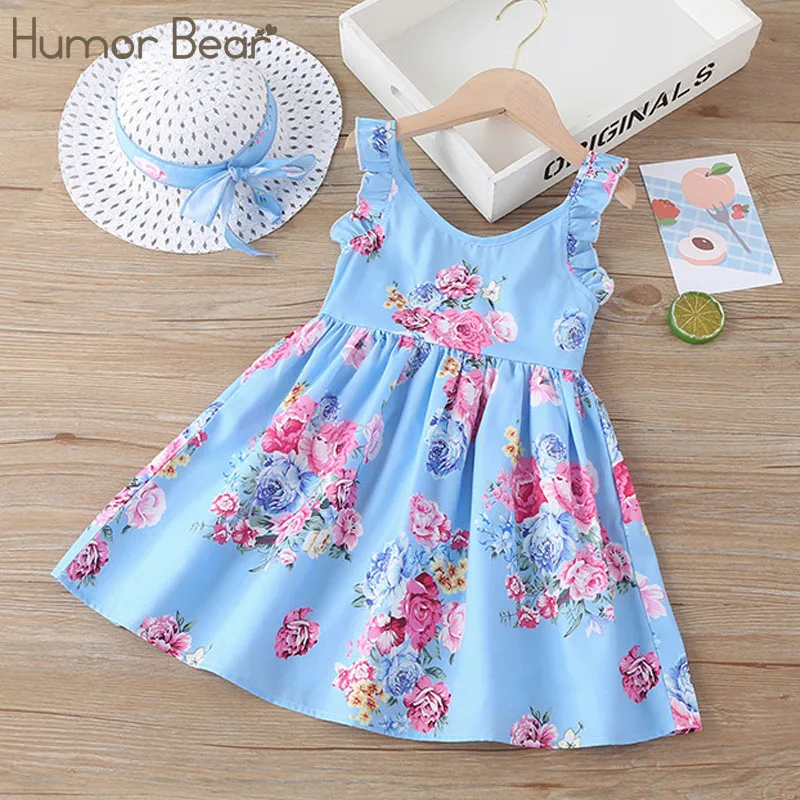 Новинка 2022, летнее однотонное платье Humor Bear для девочек, платье принцессы с оборками и коротким рукавом, Вечерние Повседневные платья 
Новинка 2022, летнее однотонное платье Humor Bear для девочек, платье принцессы с оборками и коротким рукавом, Вечерние Повседневные платья