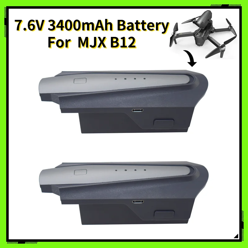 Hight quality 7.6V 3400mAh B12 Lithium Battery For MJX B12 FPV 4K EIS Aerial Folding Quadcopter ANCOOL LOPOM 4000ft(1/2PCS)
Hight quality 7.6V 3400mAh B12 Lithium Battery For MJX B12 FPV 4K EIS Aerial Folding Quadcopter ANCOOL LOPOM 4000ft(1/2PCS)