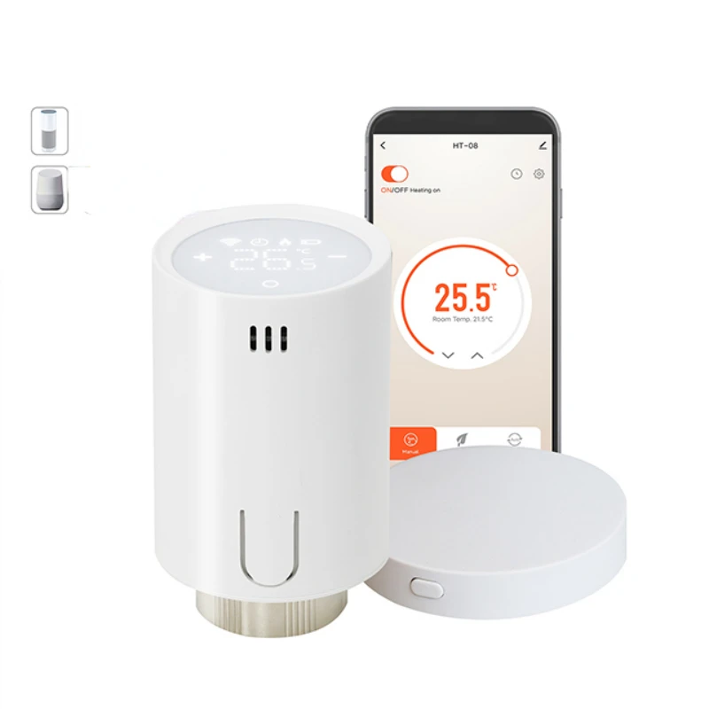 Programmable WIFI Wireless Thermostatic Radiator Head Thermostat include WIFI gateway
Programmable WIFI Wireless Thermostatic Radiator Head Thermostat include WIFI gateway