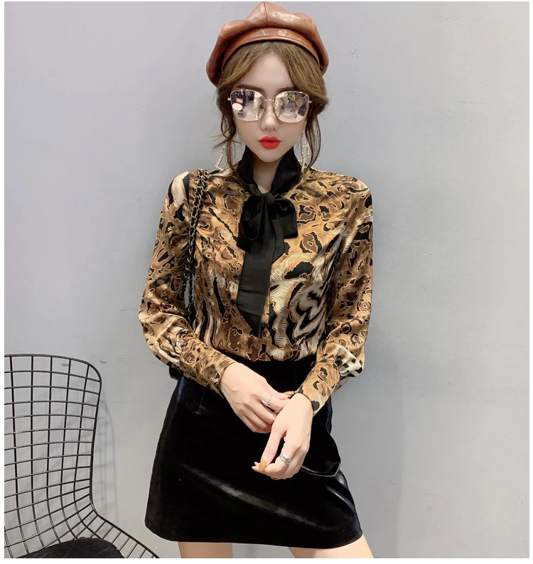 Autumn New Women's Blouses Polo Shirt Long Sleeve Top Chiffon Printed Casual Fashion Houthion
Autumn New Women's Blouses Polo Shirt Long Sleeve Top Chiffon Printed Casual Fashion Houthion