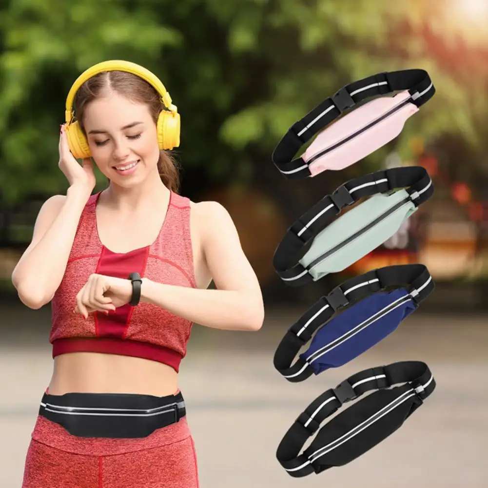 Waterproof Waist Bag Reflective Wear-resistant Zipper Design Fanny Pack for Running 
Waterproof Waist Bag Reflective Wear-resistant Zipper Design Fanny Pack for Running