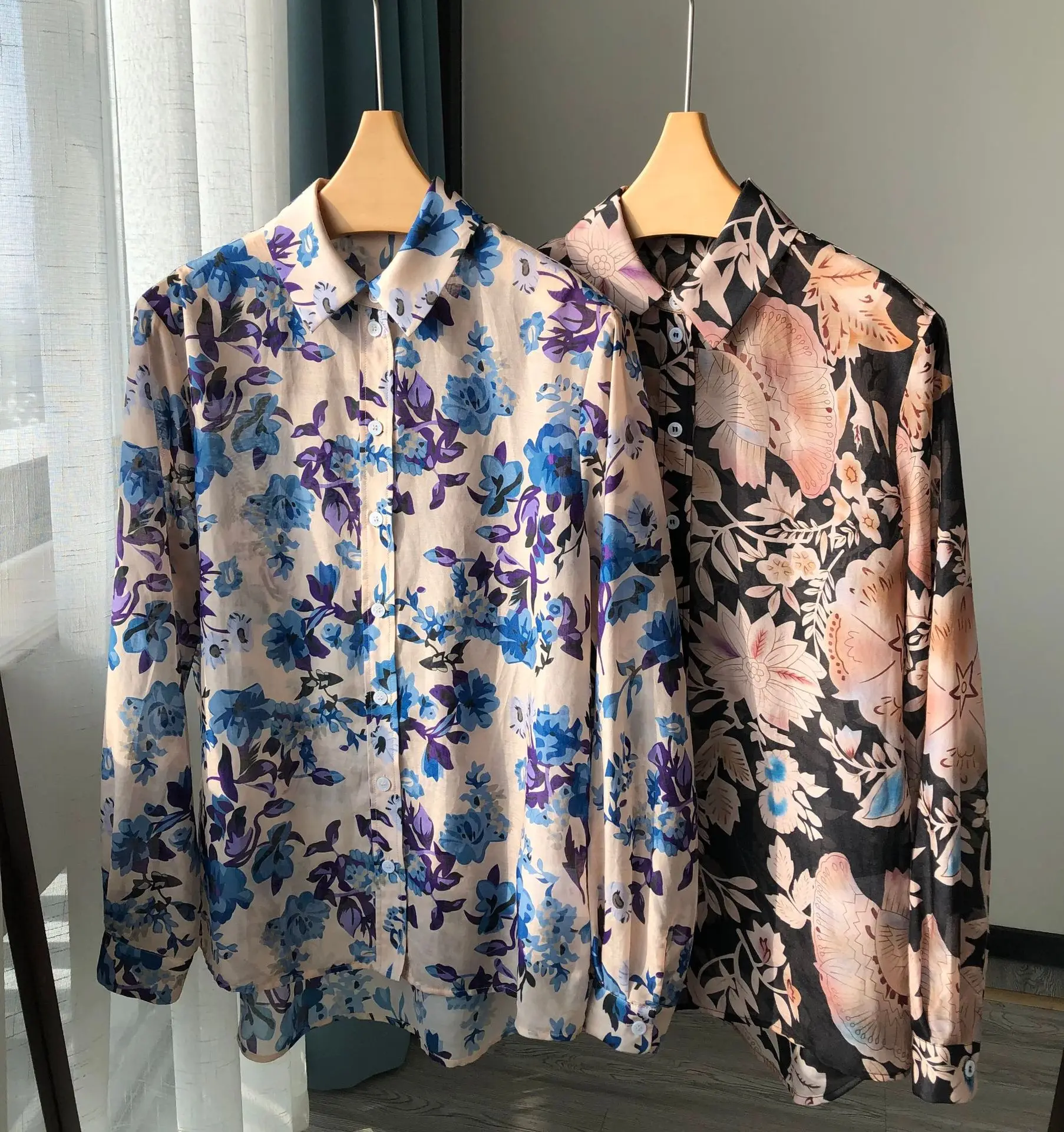 Spring France Style Elegant Women's High Quality 30%Silk 70%Cotton Floral Print Shirt Blouses F031
Spring France Style Elegant Women's High Quality 30%Silk 70%Cotton Floral Print Shirt Blouses F031