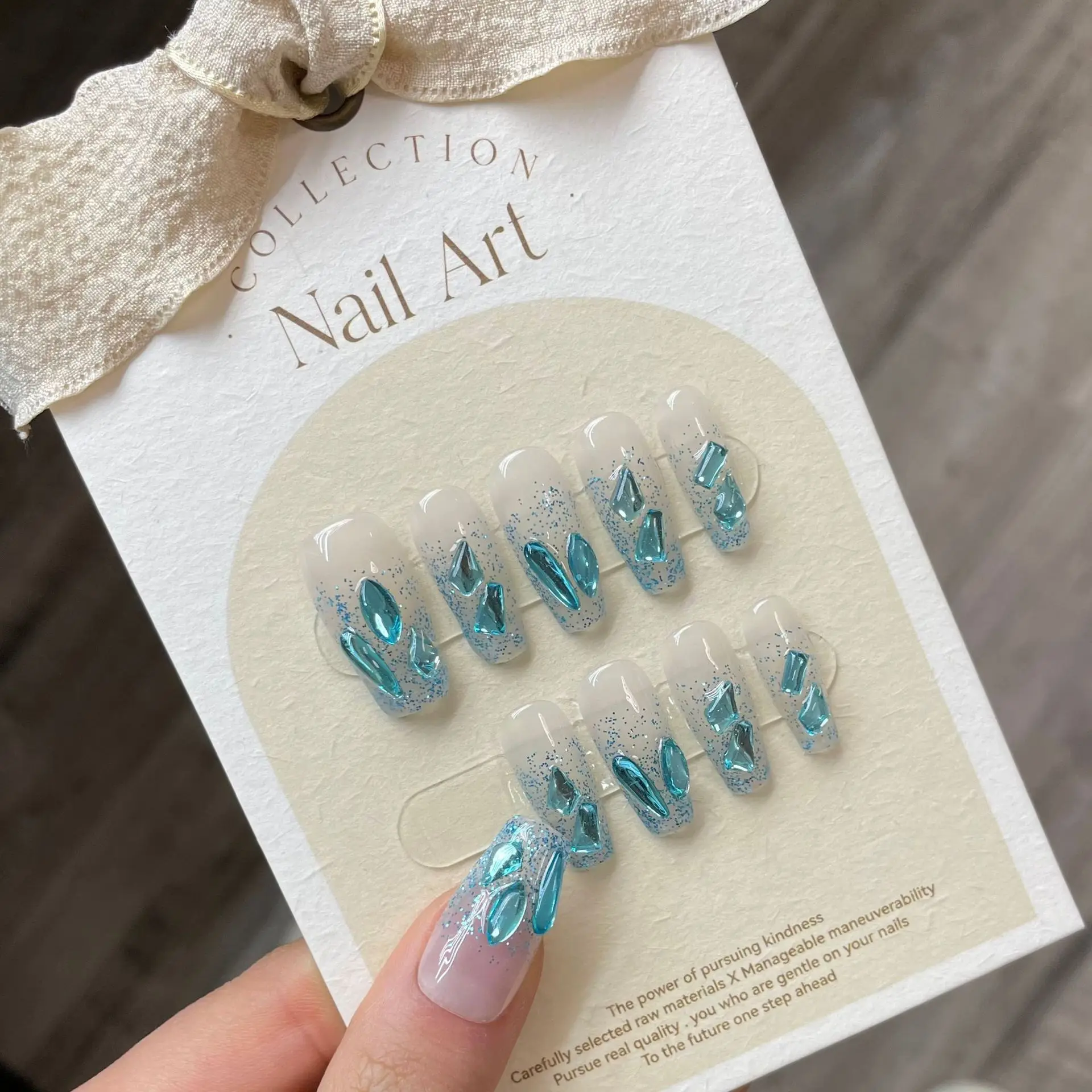 Fake Nails Coffin Shape Handmade Acrylic Full Cover Artificial False Nails With Design Professional Free Shipping Press On Nails
Fake Nails Coffin Shape Handmade Acrylic Full Cover Artificial False Nails With Design Professional Free Shipping Press On Nails