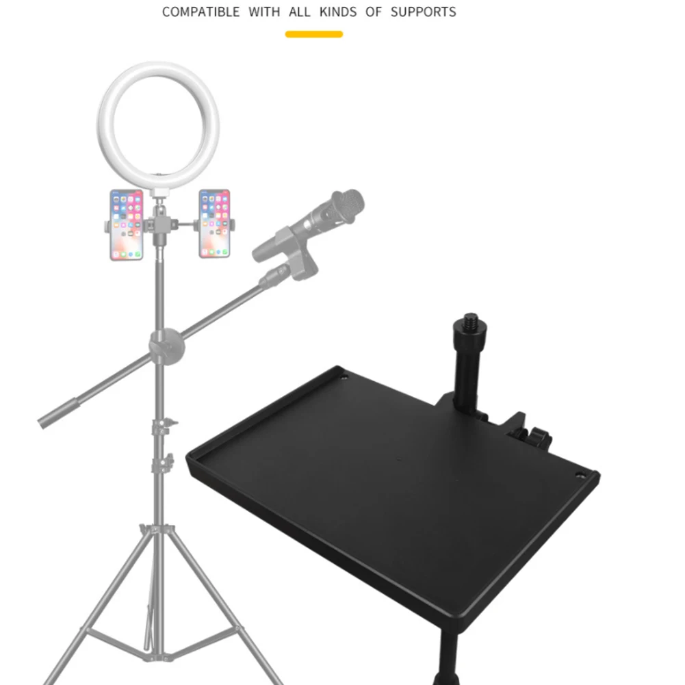 Microphone Stand Tray Rack Sound Live Shelf Holder Clamp Mic Broadcast For Tripod Bracket Accessories Mobile Phone Bracket
Microphone Stand Tray Rack Sound Live Shelf Holder Clamp Mic Broadcast For Tripod Bracket Accessories Mobile Phone Bracket