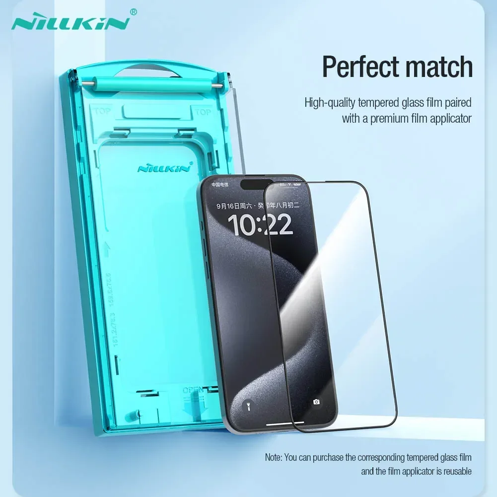 Защитное стекло NILLKIN EZ для iPhone 15 Pro Max, протектор экрана с простым монтажом, закаленное стекло для iPhone 15 / 15 Plus
Защитное стекло NILLKIN EZ для iPhone 15 Pro Max, протектор экрана с простым монтажом, закаленное стекло для iPhone 15 / 15 Plus