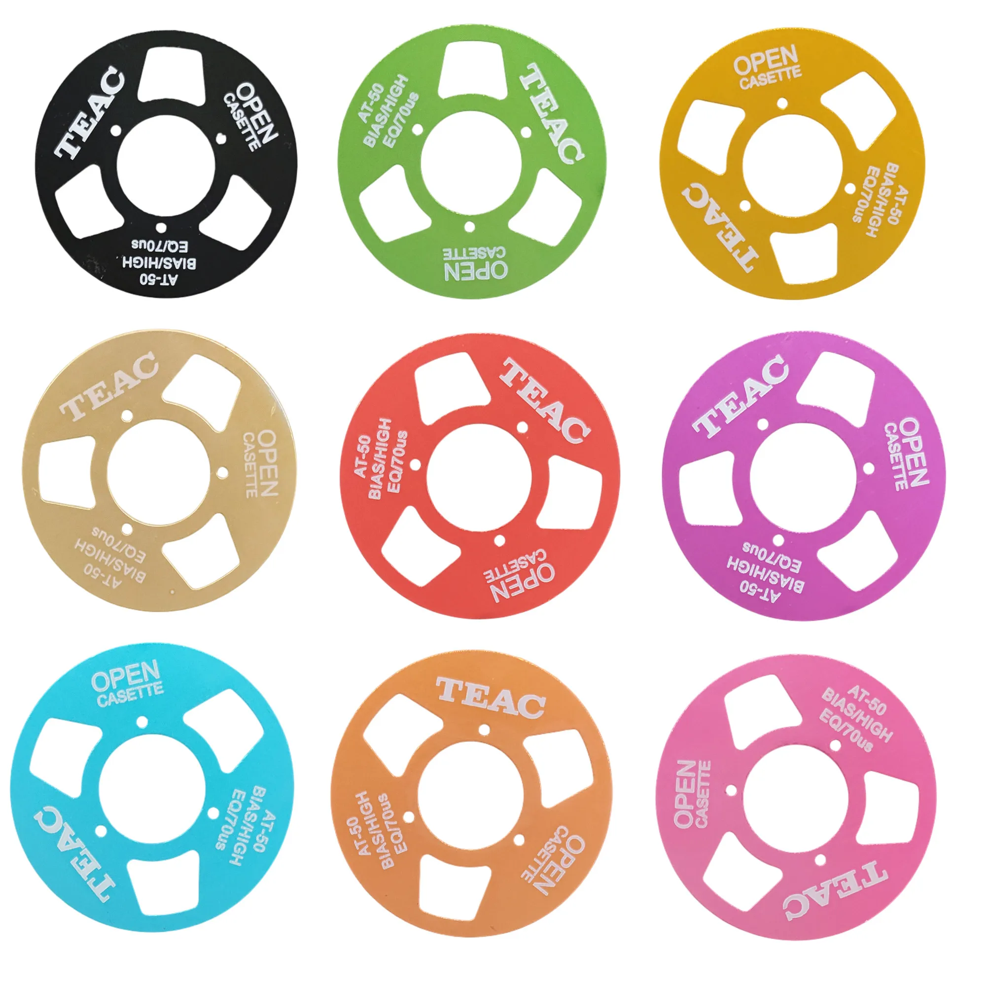 DIY Homemade Making Music Open Reel Cassette Tape Kit Audio Recording Cassette for TEAC (Pack of 4 Reels + 2 Wheel)
DIY Homemade Making Music Open Reel Cassette Tape Kit Audio Recording Cassette for TEAC (Pack of 4 Reels + 2 Wheel)