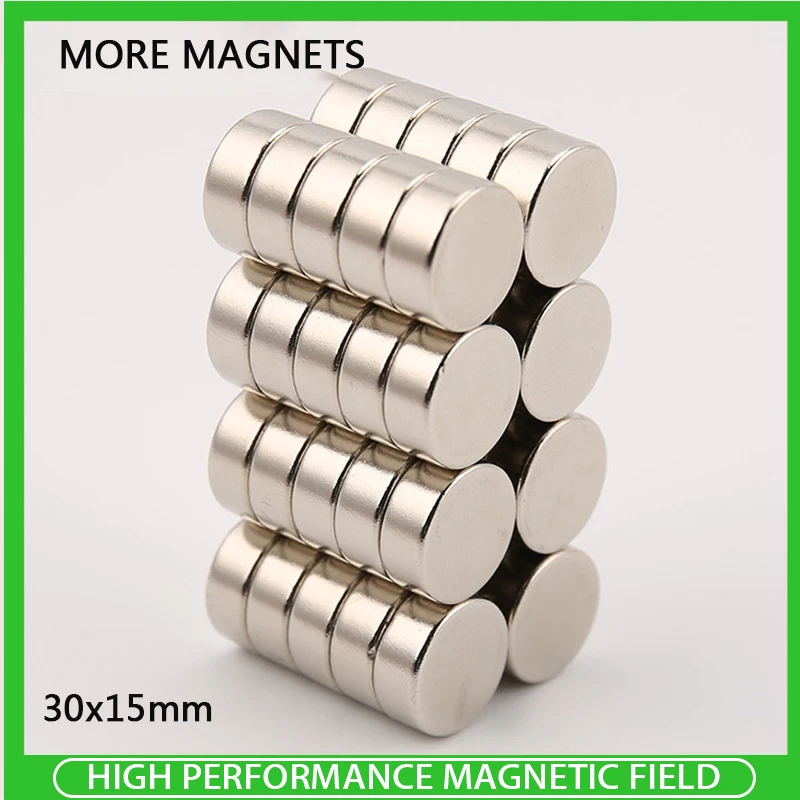 1/2/3/5/10PCS 30x15mm Neodymium Strong Magnets 30mm x 15mm Permanent Round Magnet 30*15mm Powerful Magnetic circular 30*15mm
1/2/3/5/10PCS 30x15mm Neodymium Strong Magnets 30mm x 15mm Permanent Round Magnet 30*15mm Powerful Magnetic circular 30*15mm
