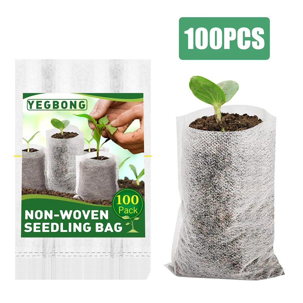 100pcs Plant Grow Bag Non-Woven Fabric Grow Breeding Bags Nursery Bags Pots Biodegradable Nursery Plant Grow Bags
100pcs Plant Grow Bag Non-Woven Fabric Grow Breeding Bags Nursery Bags Pots Biodegradable Nursery Plant Grow Bags