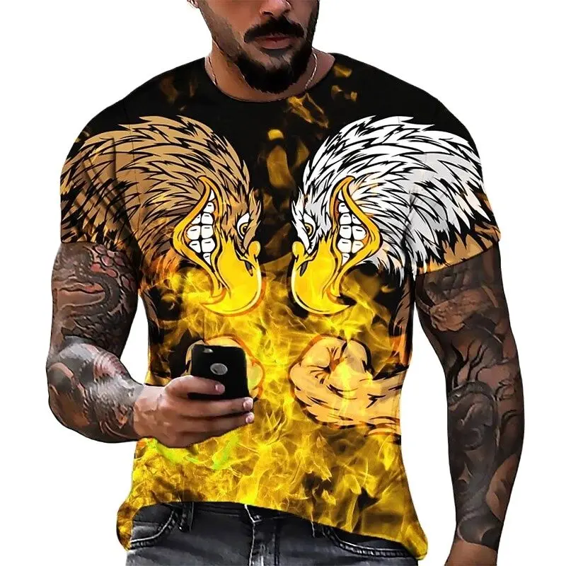 Funny Cartoon Animal Graphic T shirts Fashion O-neck Men's Short Sleeve T-Shirts Summer Streetwear Retro Harajuku Oversized Tops
Funny Cartoon Animal Graphic T shirts Fashion O-neck Men's Short Sleeve T-Shirts Summer Streetwear Retro Harajuku Oversized Tops