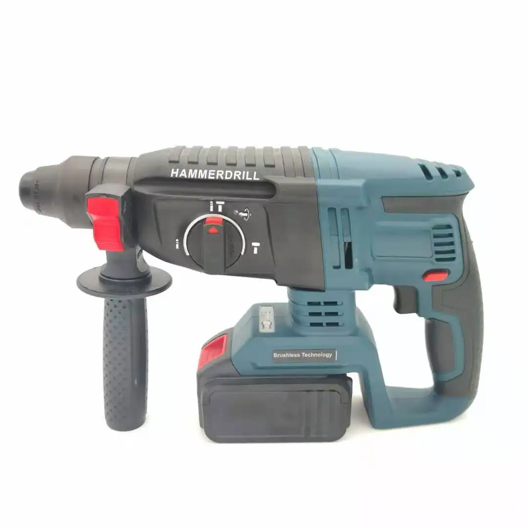 36V Lithium Battery Electric Hammer Two Batterries One Charger High Quality Cordless Hammer Drill
36V Lithium Battery Electric Hammer Two Batterries One Charger High Quality Cordless Hammer Drill