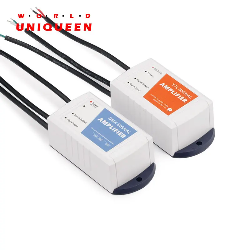 TTL DMX512 signal amplifier, DC5-24V, 1 in, 1 out, Improve signal transmission quality, signal repeating
TTL DMX512 signal amplifier, DC5-24V, 1 in, 1 out, Improve signal transmission quality, signal repeating