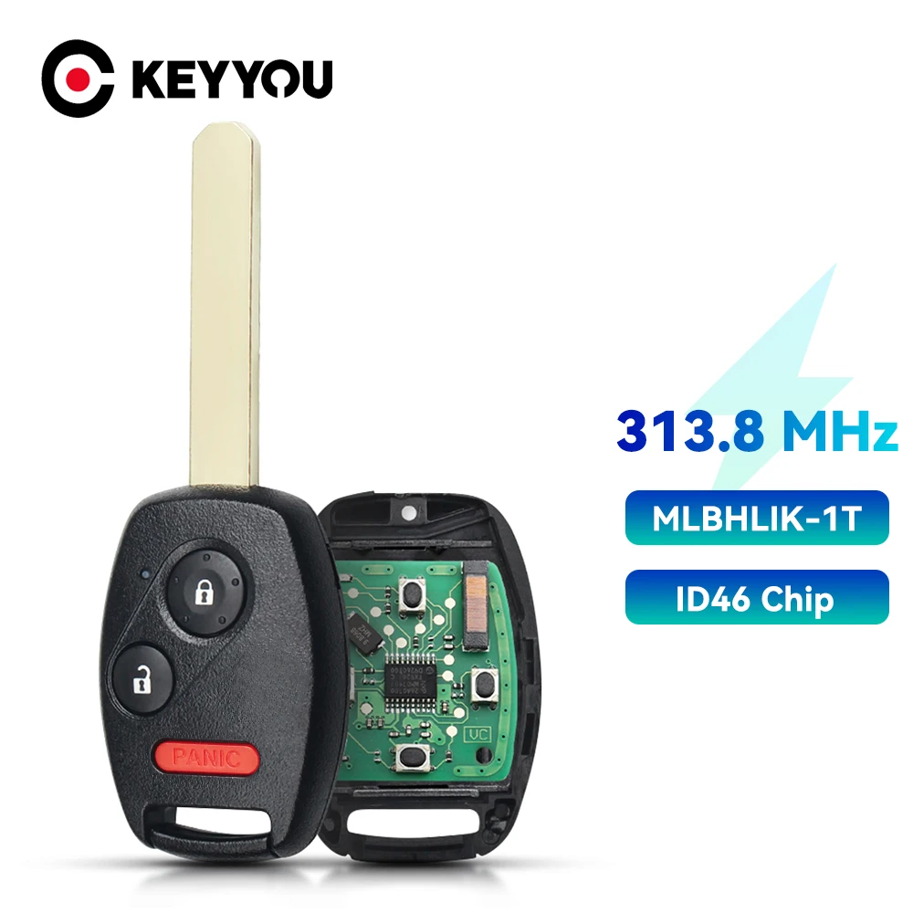 KEYYOU 313,8 МГц дистанционный брелок для Honda CR-V Accord 2008 2009 2010 2011 2012 MLBHLIK-1T ID46 чип 3/4 кнопки автомобильный брелок HON66
KEYYOU 313,8 МГц дистанционный брелок для Honda CR-V Accord 2008 2009 2010 2011 2012 MLBHLIK-1T ID46 чип 3/4 кнопки автомобильный брелок HON66