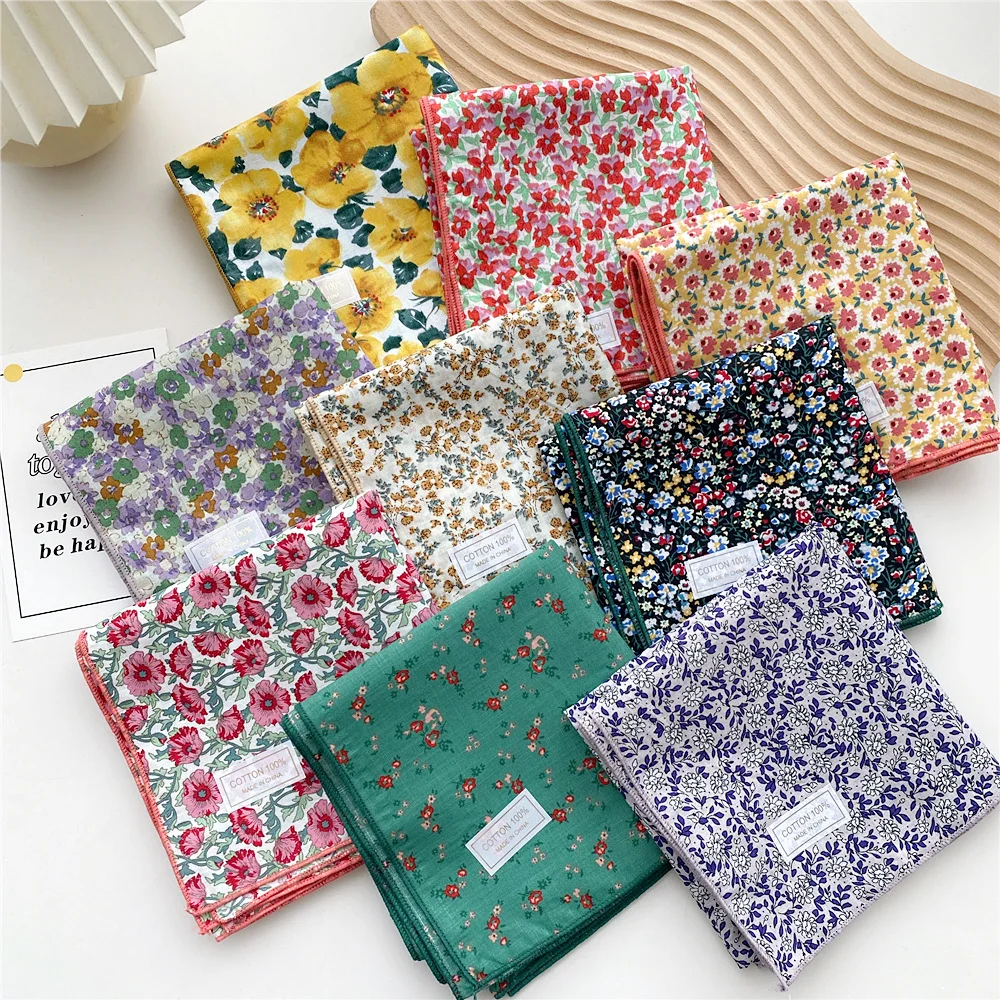 2022 Flowers Print Square cotton Scarf Women Hairband Lady Head Wraps Female Shawl Office Lady Neck Hijabs Foulard scarves
2022 Flowers Print Square cotton Scarf Women Hairband Lady Head Wraps Female Shawl Office Lady Neck Hijabs Foulard scarves