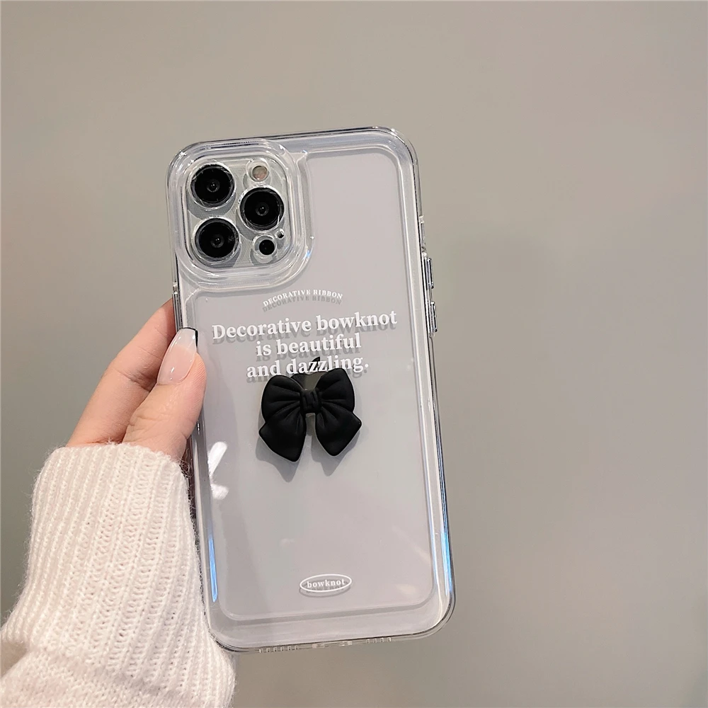 Fashion Ins 3D Bow Advanced Transparent Case for IPhone 13 Pro Max 12 Pro Max 11 Pro Max X XR XS Max 7 8 Plus Soft Cover
Fashion Ins 3D Bow Advanced Transparent Case for IPhone 13 Pro Max 12 Pro Max 11 Pro Max X XR XS Max 7 8 Plus Soft Cover