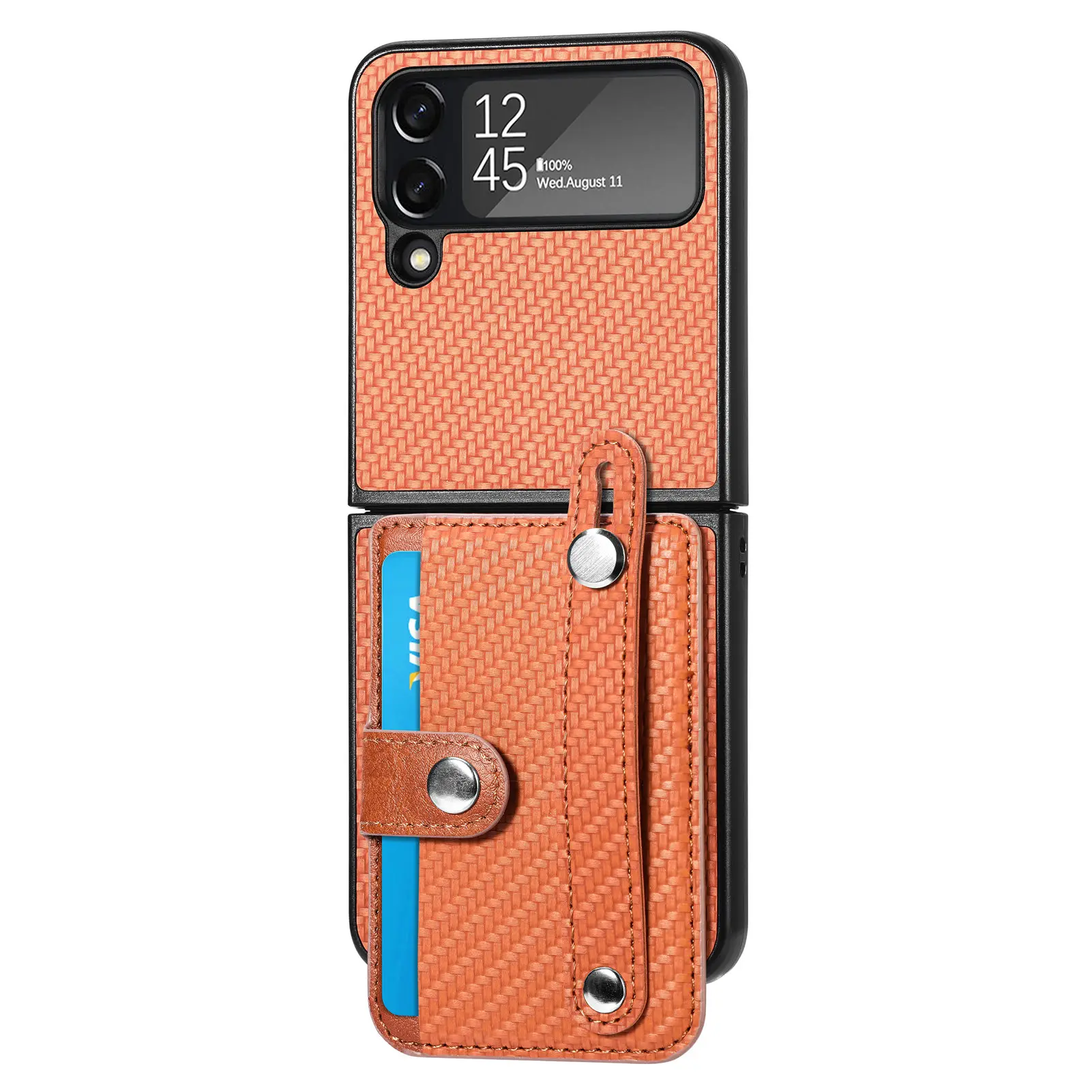 New Style Carbon Fiber Shockproof Wallet Bag Case for Samsung Galaxy Z Flip4 Flip 4 5 Flip3 Flip 3 Flip5 Zflip4 Wristband Card H
New Style Carbon Fiber Shockproof Wallet Bag Case for Samsung Galaxy Z Flip4 Flip 4 5 Flip3 Flip 3 Flip5 Zflip4 Wristband Card H