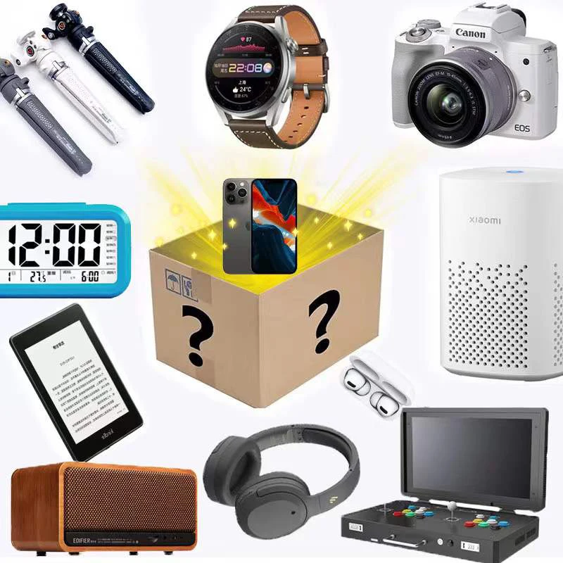 Most Popular Lucky Mystery Boxes of Electronic Products 100% Surprise Gift Blind Box Random Digital Product 2022 Christmas Gift
Most Popular Lucky Mystery Boxes of Electronic Products 100% Surprise Gift Blind Box Random Digital Product 2022 Christmas Gift