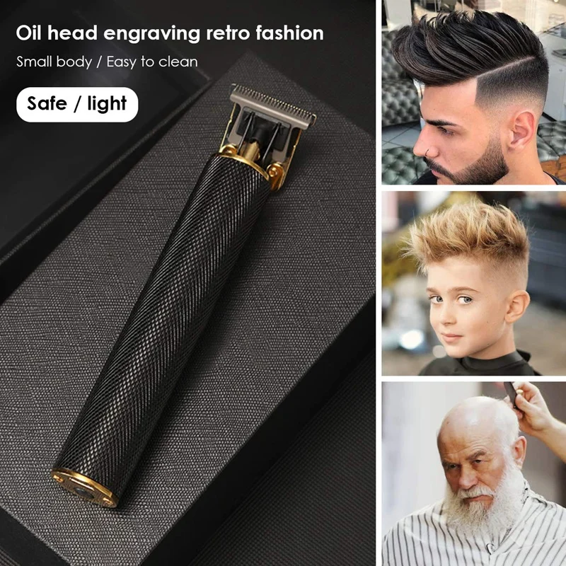 Men Hair Clippers USB Rechargeable Close Cutting Beard Trimmer Kit Hair Detail Shaver Electric Hair Trimmer
Men Hair Clippers USB Rechargeable Close Cutting Beard Trimmer Kit Hair Detail Shaver Electric Hair Trimmer