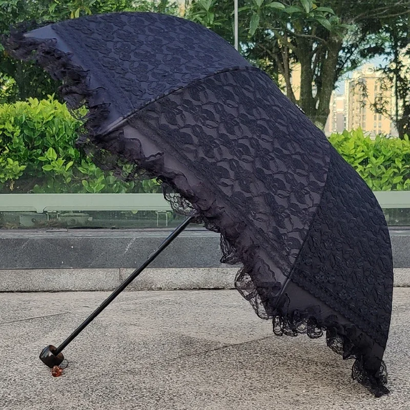 3 Women Wedding Protection Female Wind Umbrella Decor Sun Sunscreen Rain Resistant Fold Lace Parasol Outdoor Windproof Paraguas
3 Women Wedding Protection Female Wind Umbrella Decor Sun Sunscreen Rain Resistant Fold Lace Parasol Outdoor Windproof Paraguas