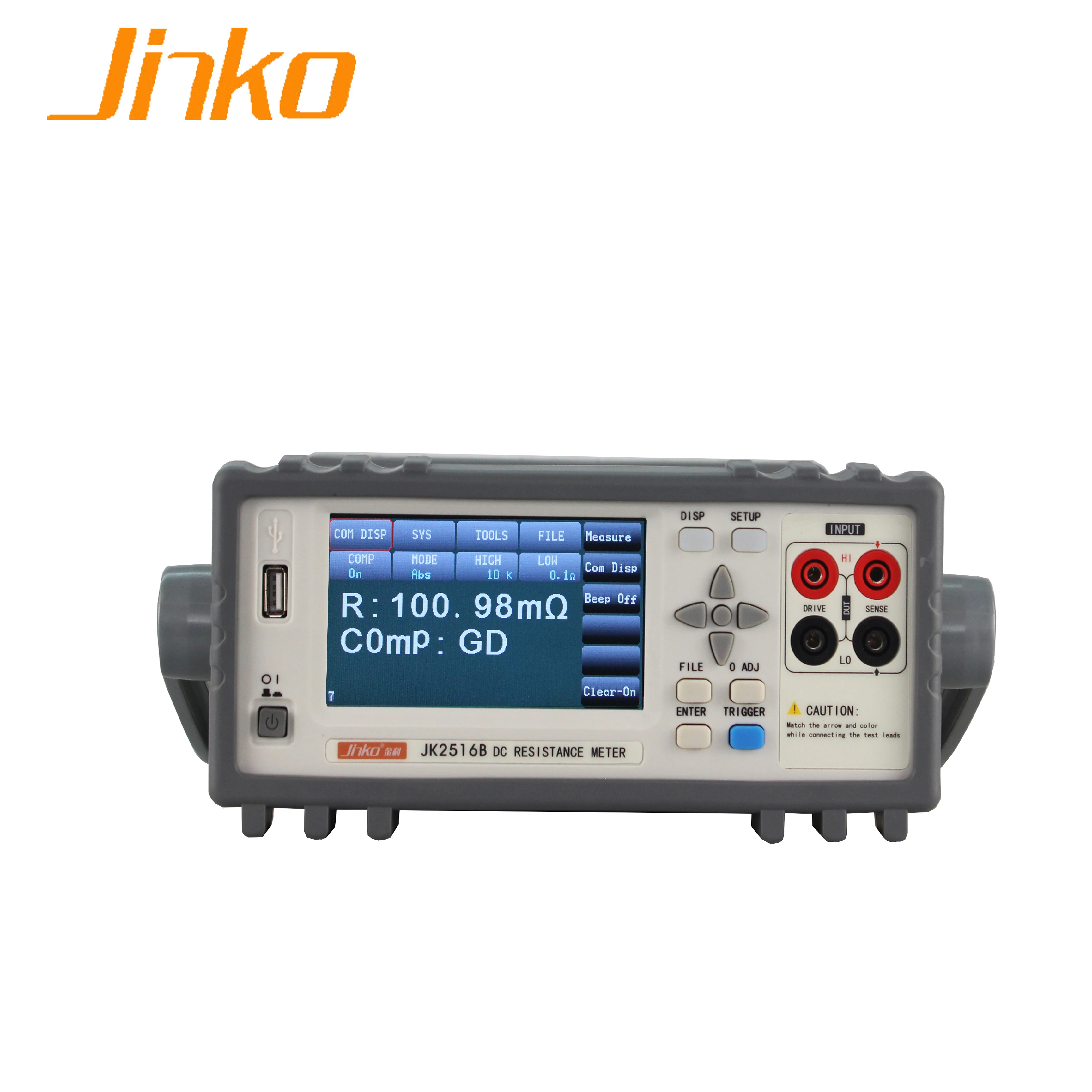 

Jinko JK2516B DC Resistance Meter for Relay Resistance with 0.05% Accuracy Micro Ohm Meter