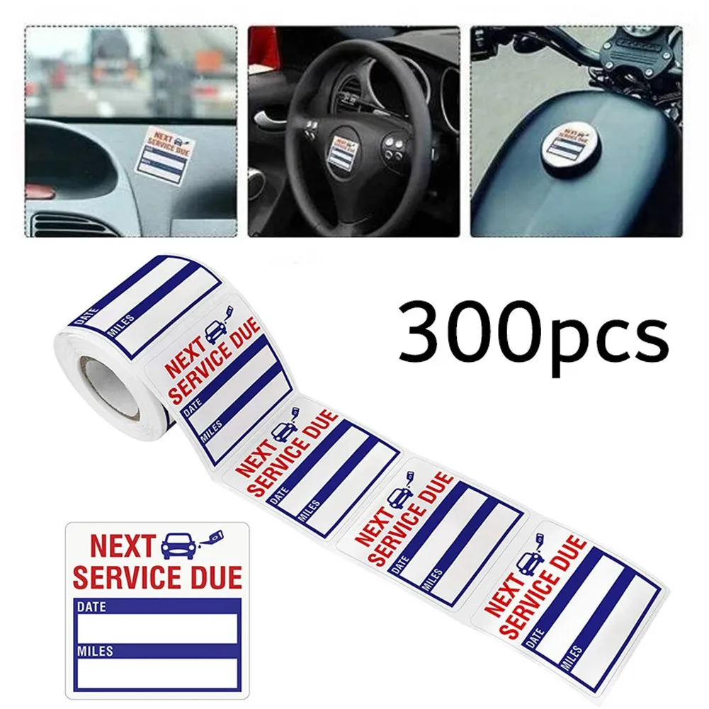 300PCS Oil Change Service Reminder Stickers Clear Windo Lite Sticker Pack Printed On Clear Casement Lite Stock
300PCS Oil Change Service Reminder Stickers Clear Windo Lite Sticker Pack Printed On Clear Casement Lite Stock