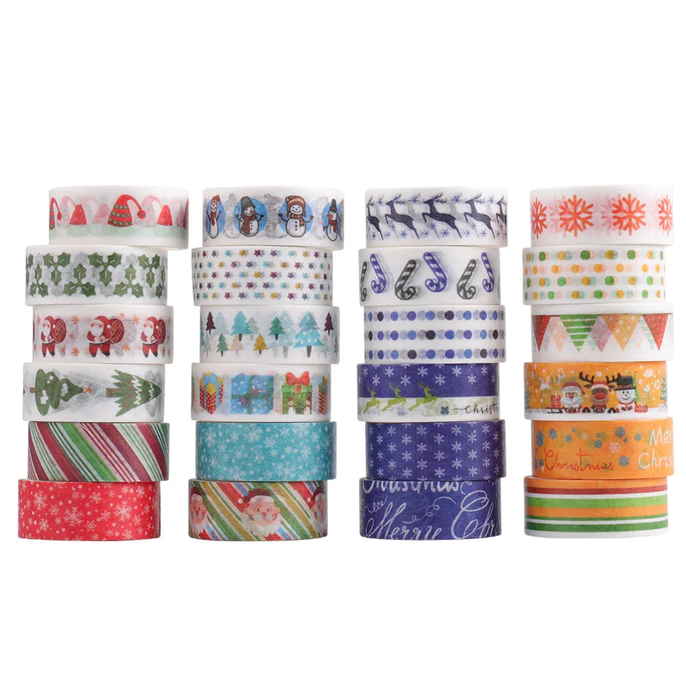Tape Christmas Washi Wrapping Holiday Tapes Gift Tree Scrapbooking Making Snowflake Halloween Craft Decorations Stickers Mini
Tape Christmas Washi Wrapping Holiday Tapes Gift Tree Scrapbooking Making Snowflake Halloween Craft Decorations Stickers Mini