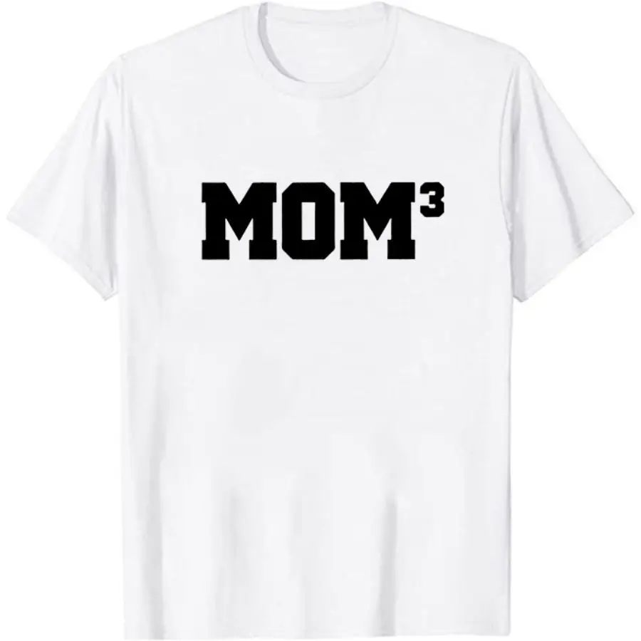 Mom Shirt Mom Cubed Shirt Mother's Day Gift for Mom Tee Mother of 3 Letters Printed Women O-Neck Casual Funny T-Shirt
Mom Shirt Mom Cubed Shirt Mother's Day Gift for Mom Tee Mother of 3 Letters Printed Women O-Neck Casual Funny T-Shirt