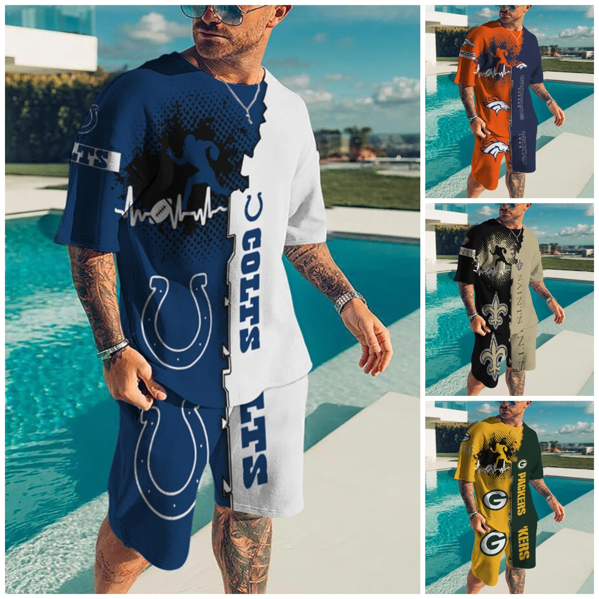 Male Summer 3D Letter Print Short Sleeve T Shirts Shorts 2 Piece Sets Men's Loose Tracksuit Fashion Tshirt Suits Clothes For Men
Male Summer 3D Letter Print Short Sleeve T Shirts Shorts 2 Piece Sets Men's Loose Tracksuit Fashion Tshirt Suits Clothes For Men